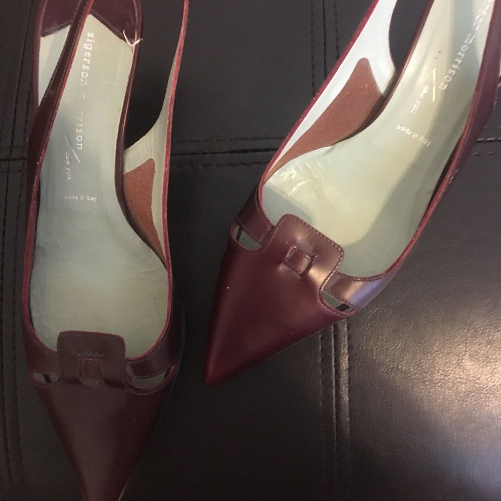 Sigerson Morrison slingback heel